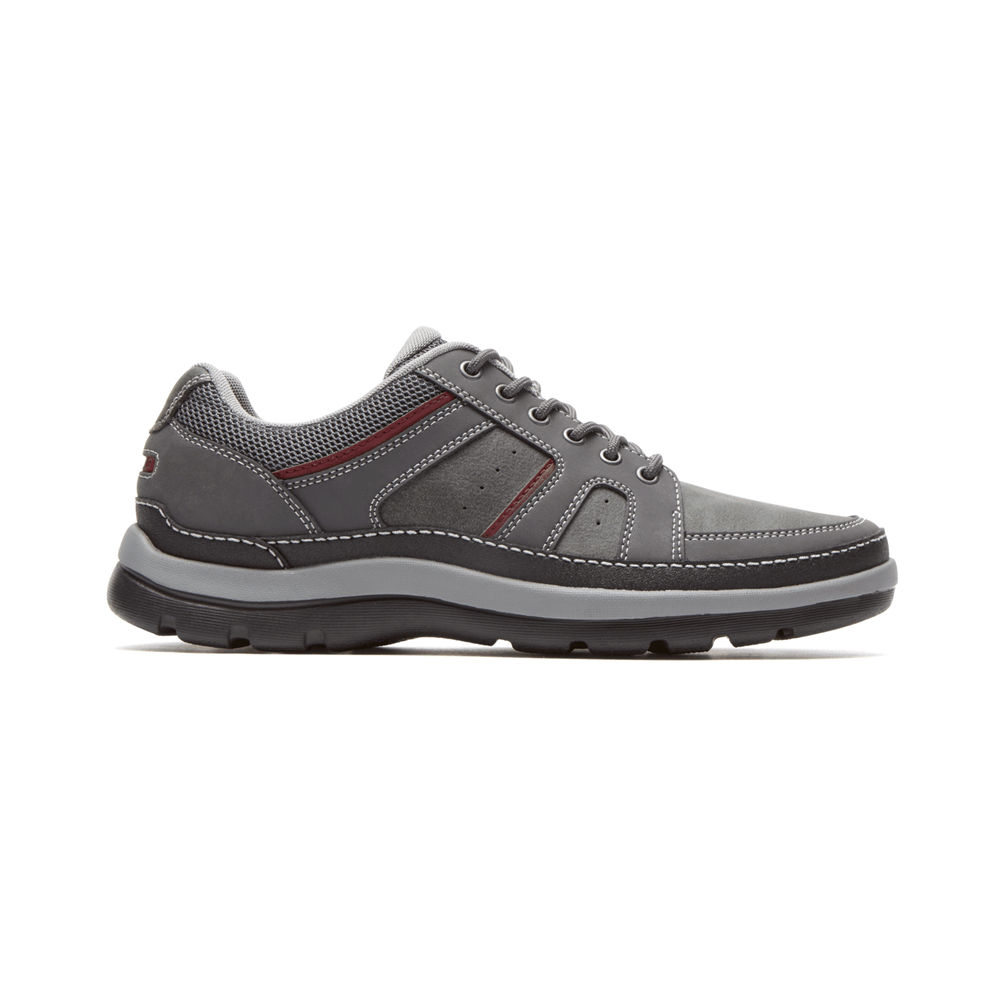 Tenis Rockport Homem Cinzentas Escuro - Get Your Kicks Mudguard Blucher - 97346OECX